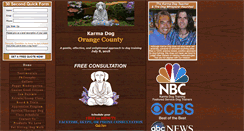 Desktop Screenshot of karmadogtrainingorangecounty.com